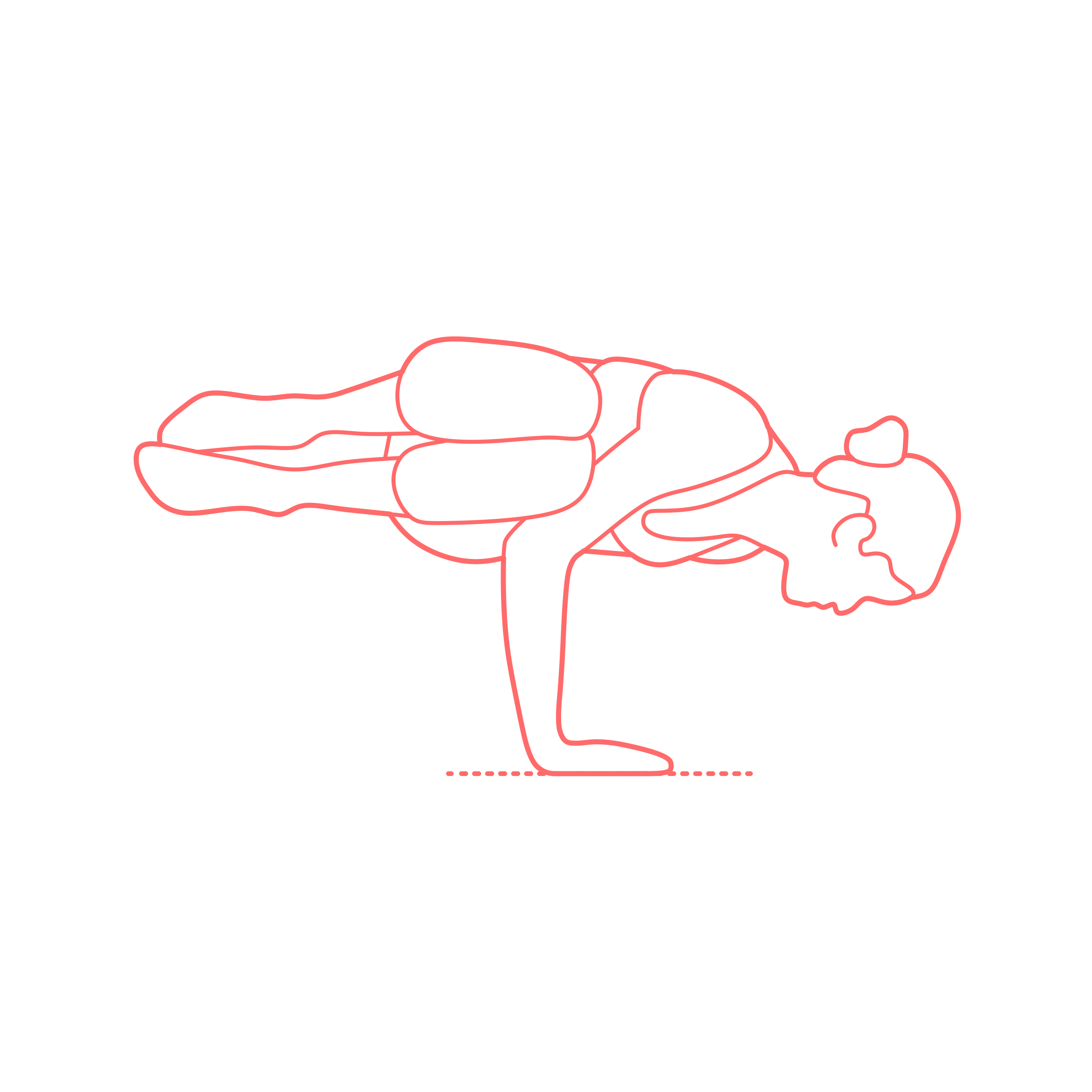 Humans Yoga Poses Side Crane Pose Tracing Svg Vector Free Vectors
